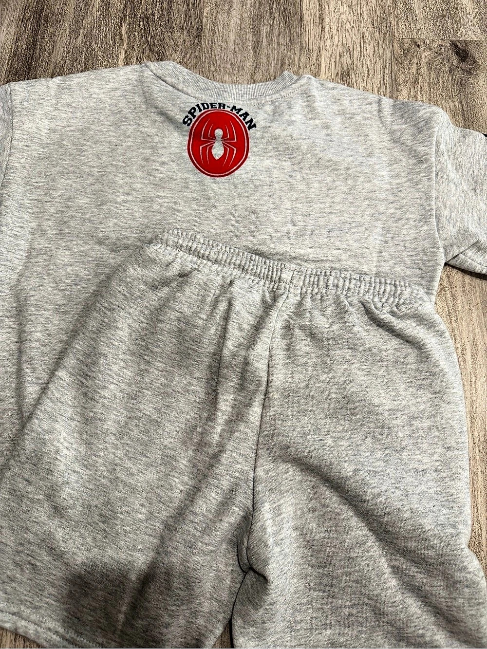 Marvel Spider-Man Gray Matching Short Set Bundle - Picture 5 of 7